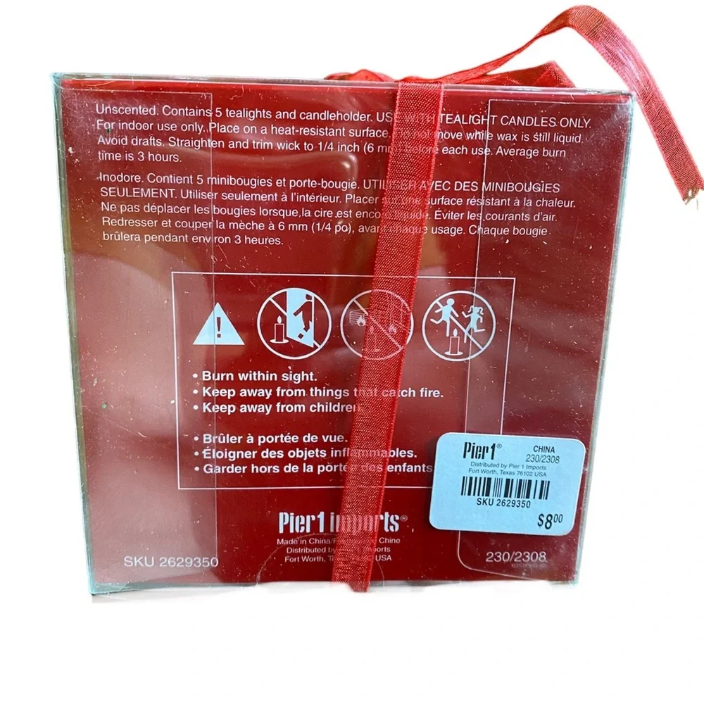 NIB Pier 1 Imports Tealight Gift Set